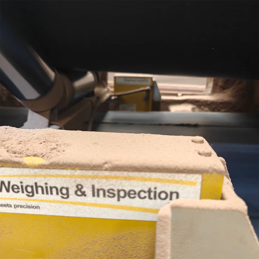 WIBE Dynascales dynamic belt weigher - Compact load frame